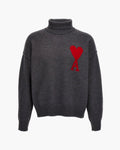 Ami Grey wool jumper