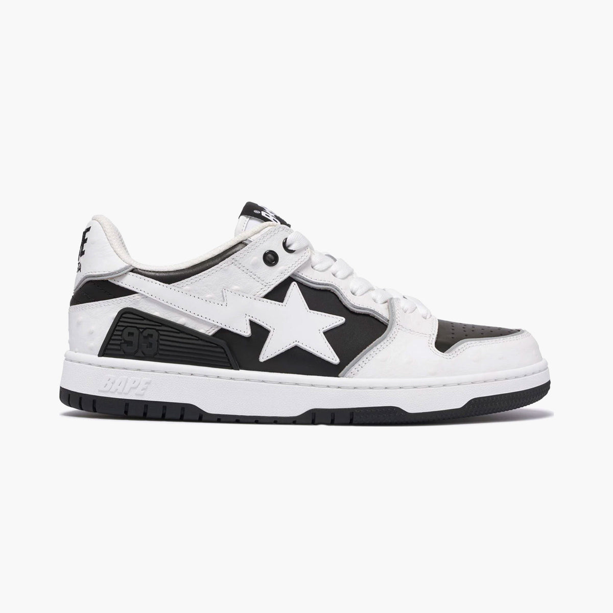 A Bathing Ape SK8STA #1 Ostrich Pack White/Black 2024