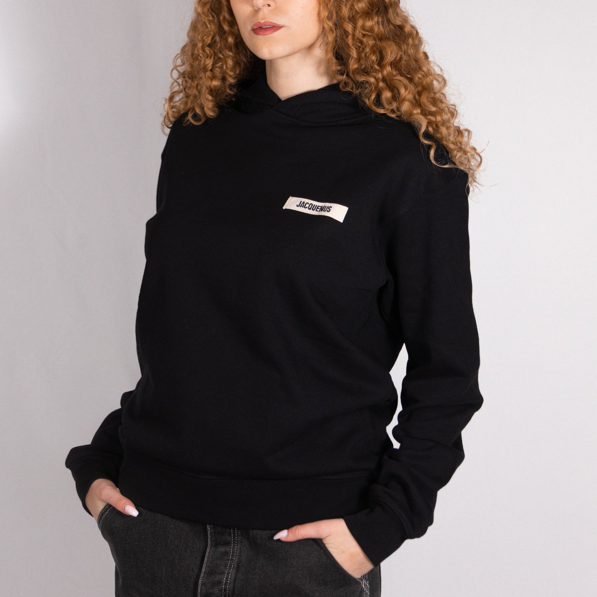 Jacquemus Hoodie Gros Grain Noir