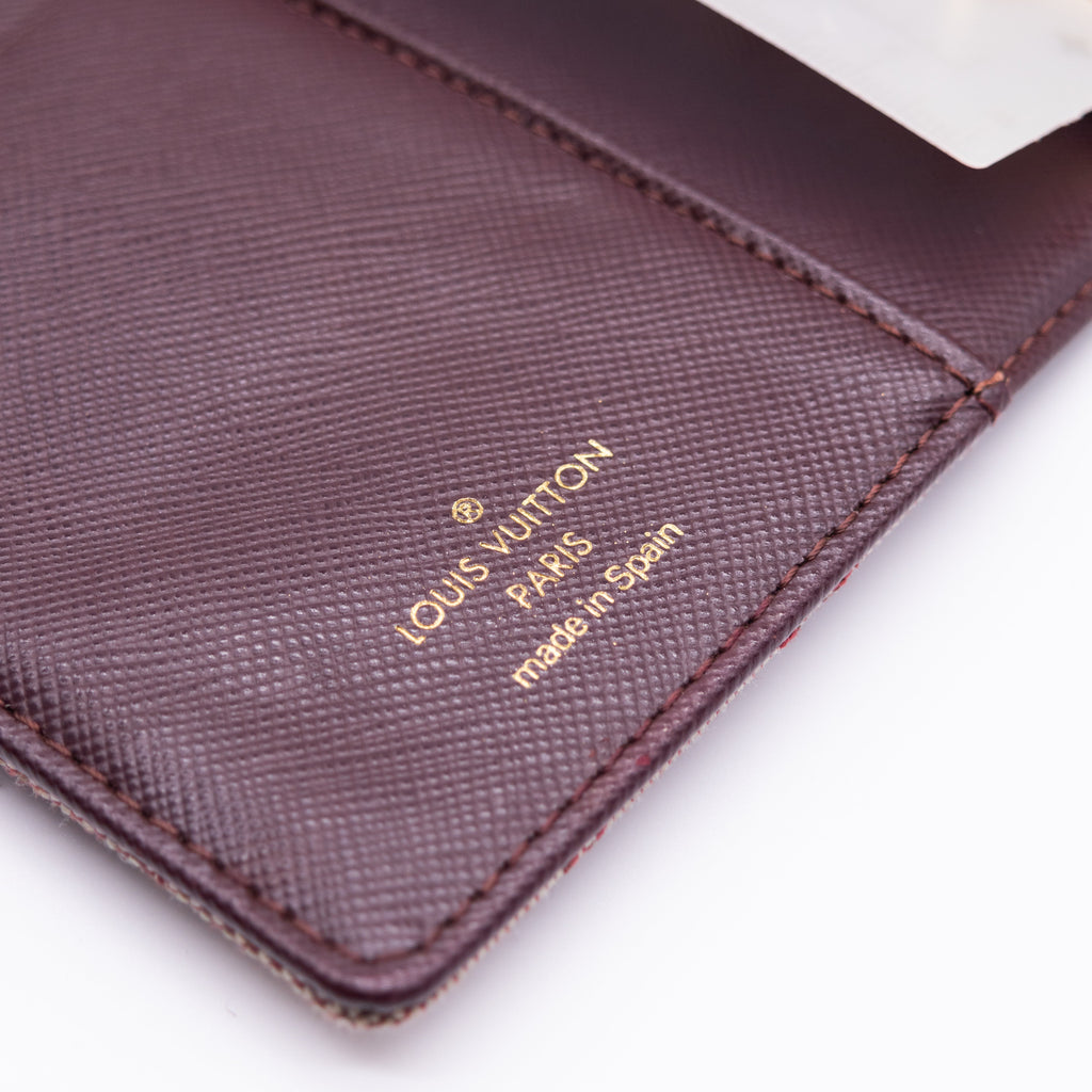 Louis Vuitton Portefeuille - Jacquard Toile - Rouge