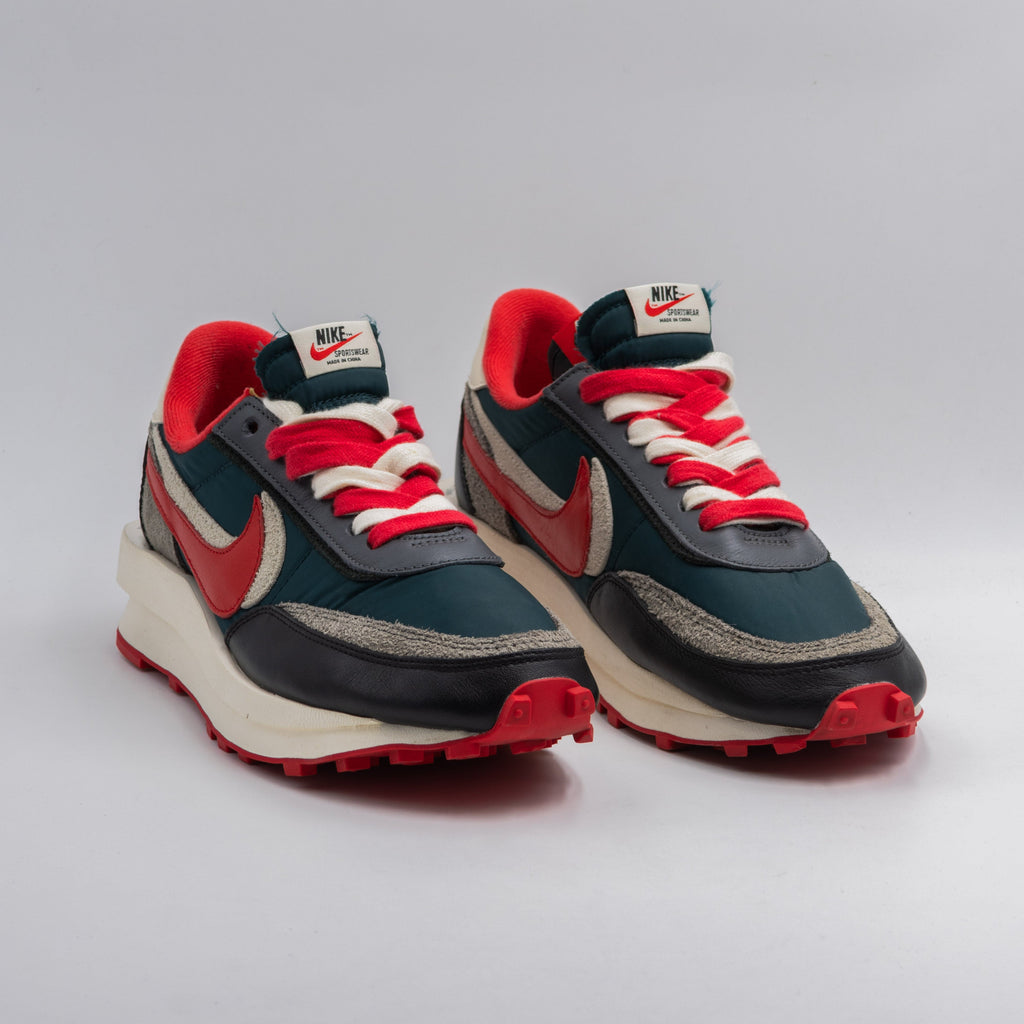 Nike LD Waffle sacai Undercover Midnight Spruce University Red