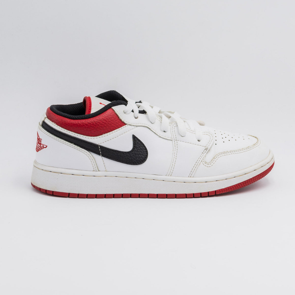 Air Jordan 1 Low Blanc Gym Rouge