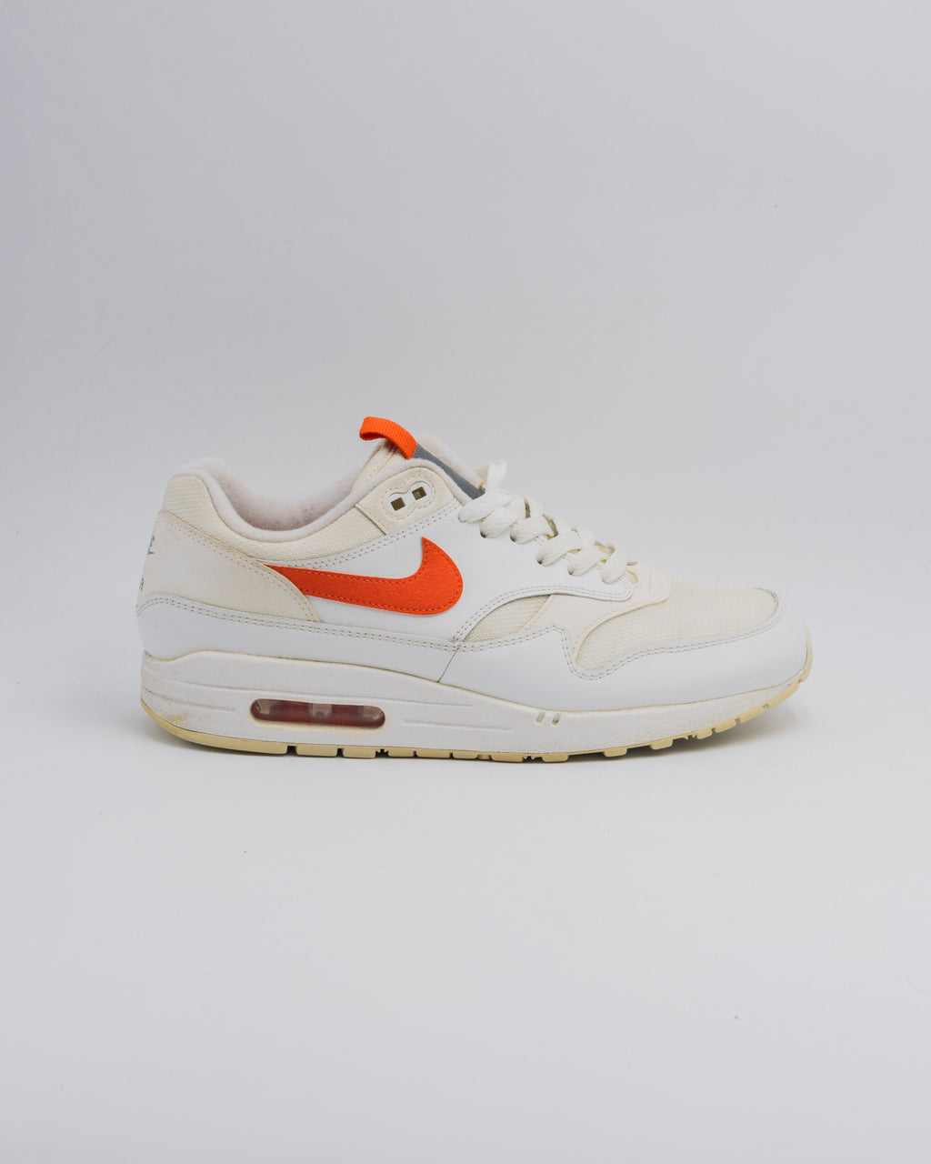 Air Max 1 Tongue Tab White Orange