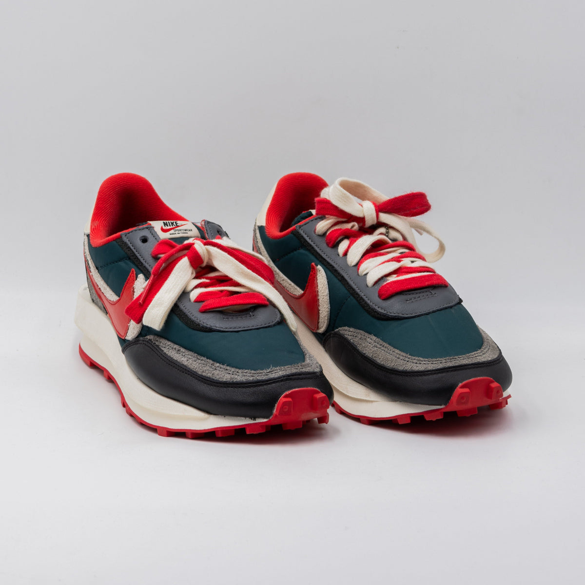 Nike LD Waffle sacai Undercover Midnight Spruce University Red