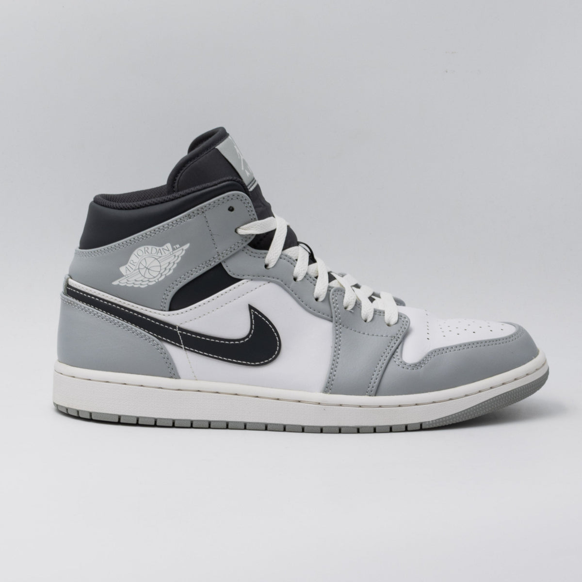 Air Jordan 1 Mid Light Smoke Grey Anthracite
