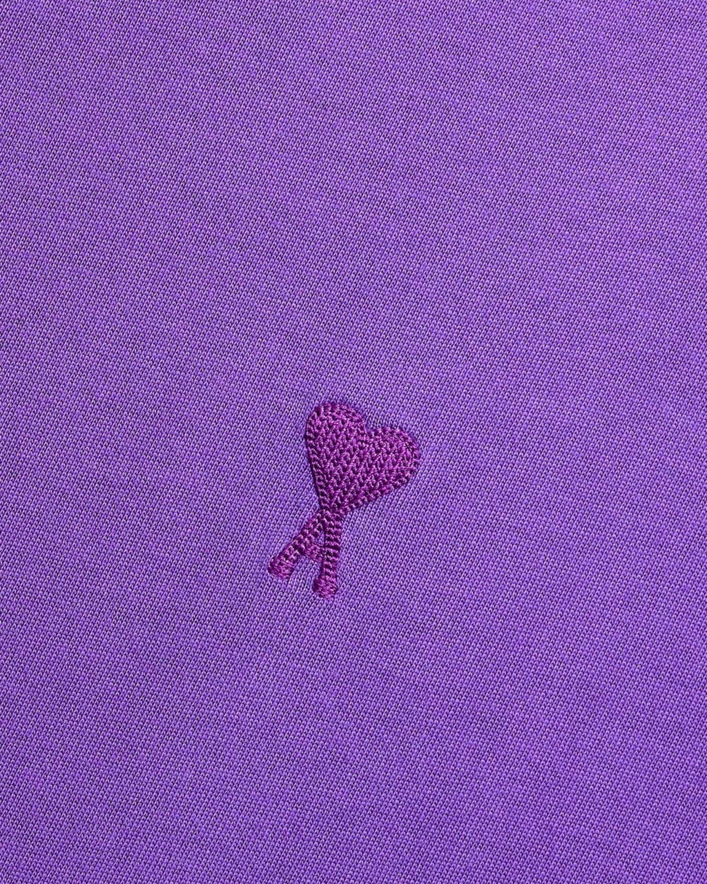 Ami Paris T-shirt Ami de Coeur Violet