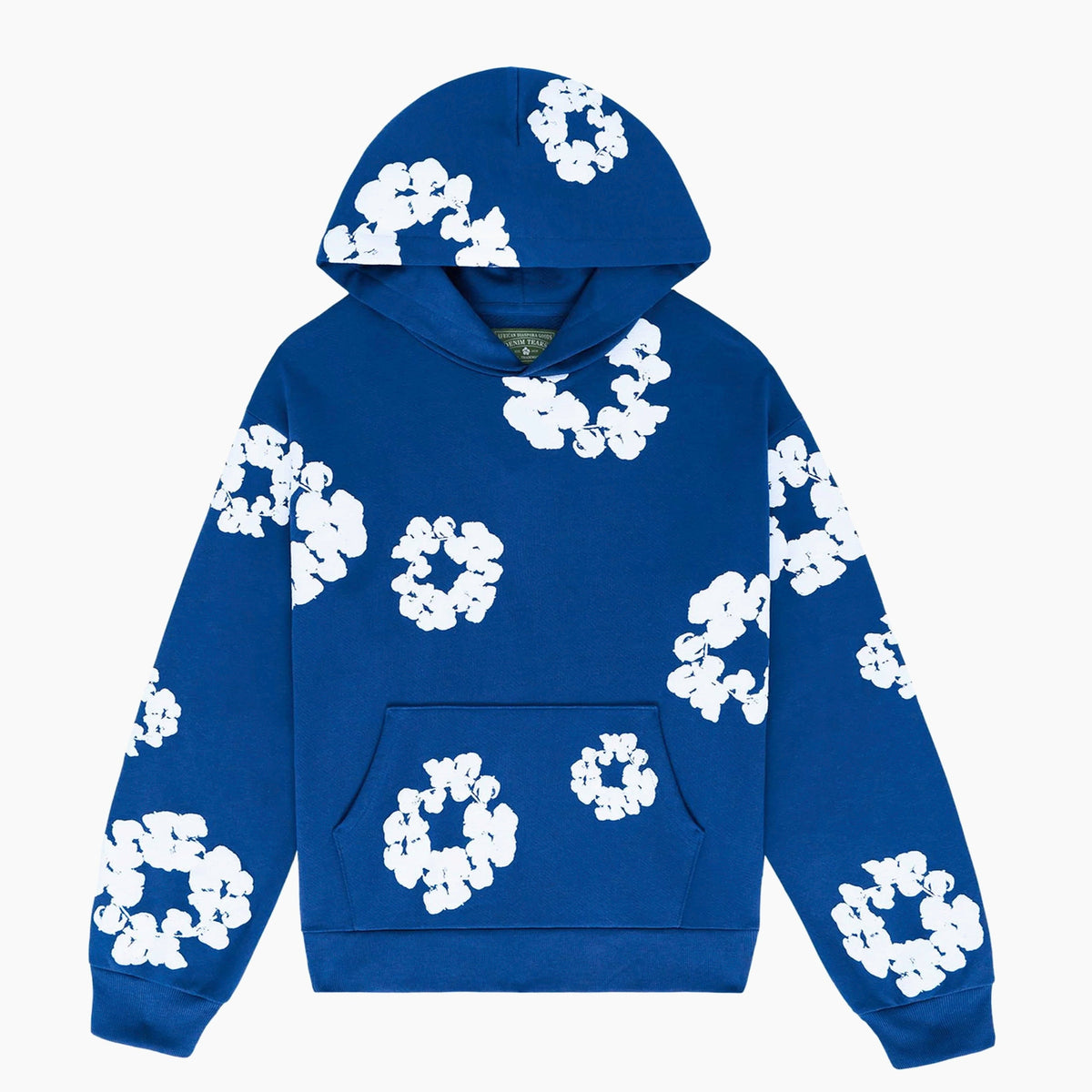 Denim Tears Sweatshirt The Cotton Wreath Bleu Royal