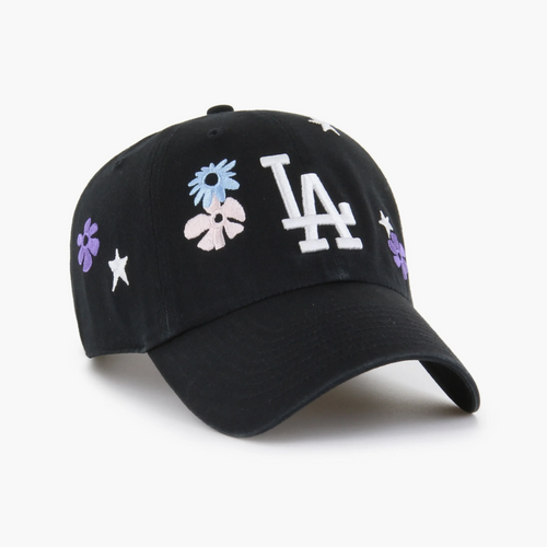47 Brand Cap Los Angeles Dodgers MLB Flora Clean Up Black