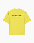 T-Shirt - Vintage Logo Print - Yellow