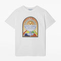 Casablanca T-shirt Terrain d'Orange Blanc
