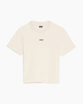 Jacquemus Le T-shirt Gros Grain Light Bone
