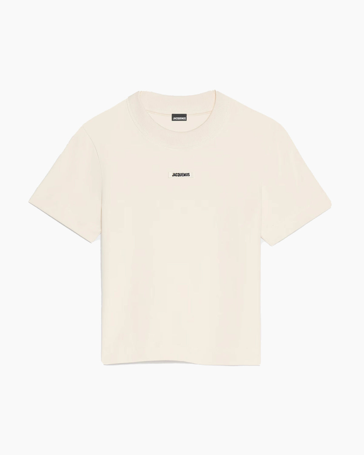 Jacquemus Le T-shirt Gros Grain Light Bone