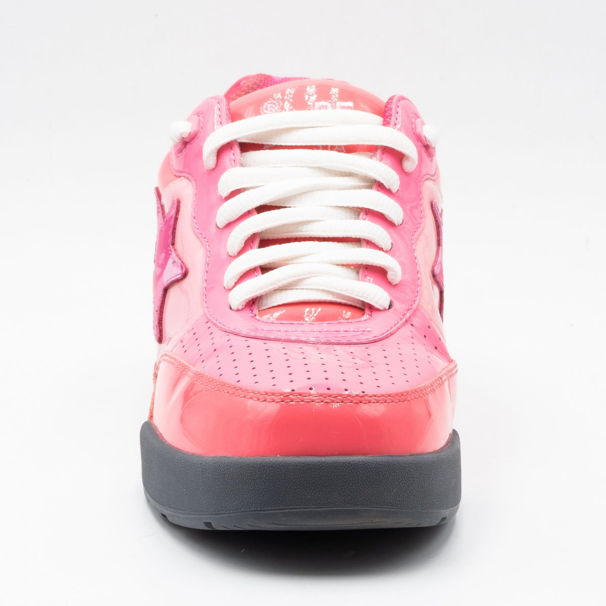 A Bathing Ape Bape Road Sta Patent Leather Pink