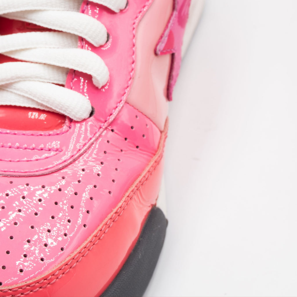A Bathing Ape Bape Road Sta Patent Leather Pink