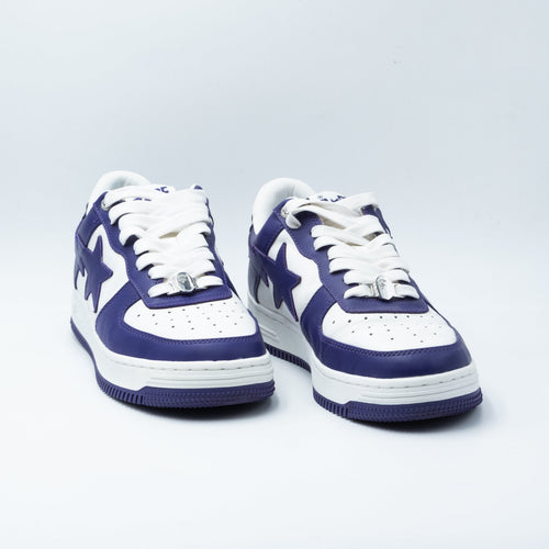 A Bathing Ape Bapesta White/Purple 2021