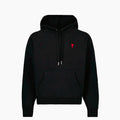 Ami Paris Hoodie Ami de Coeur Rouge Noir