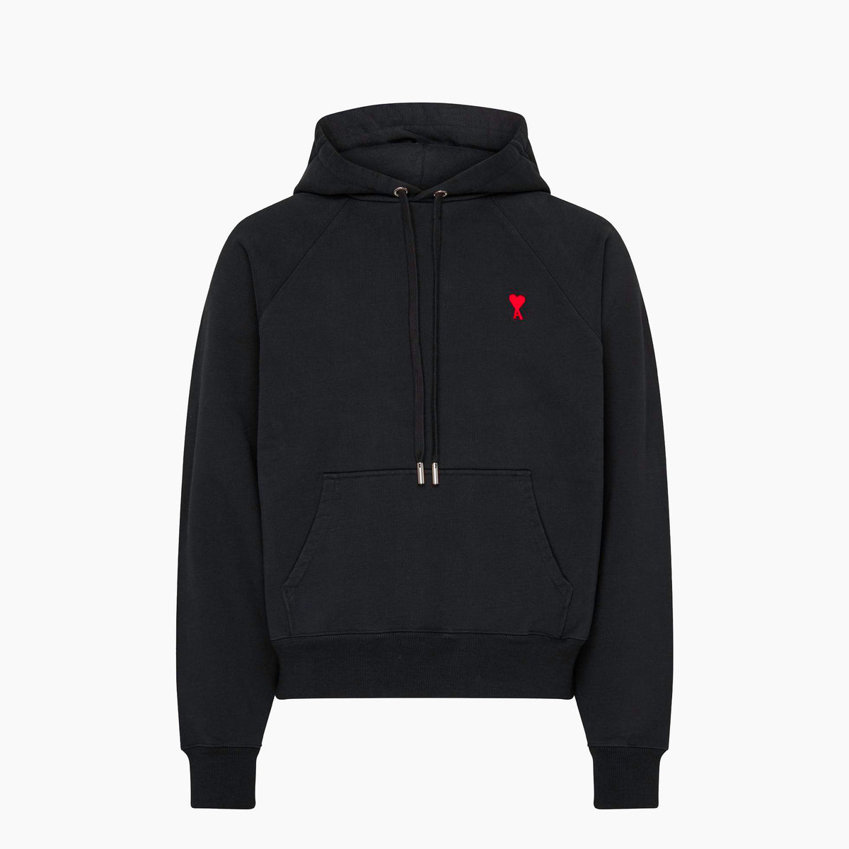 Ami Paris Hoodie Coeur Black
