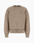 Ami Paris Pull Marron Délavé