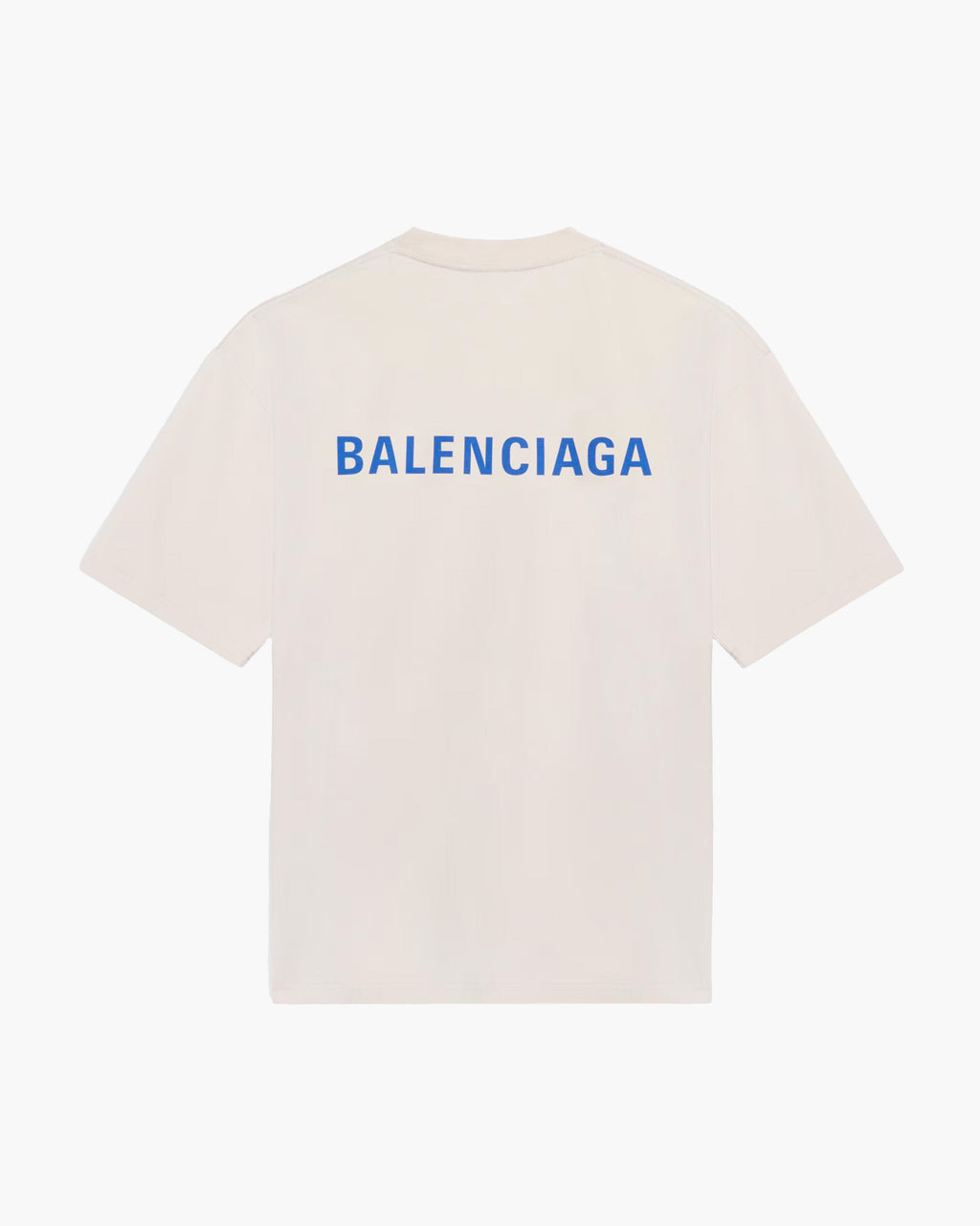 Balenciaga T-Shirt Back Logo Crème