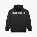 Balenciaga Hoodie Logo Noir