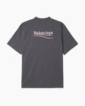 Balenciaga Political Campagn Grey Tee