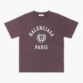 Balenciaga T-Shirt College 1917 Bordeaux