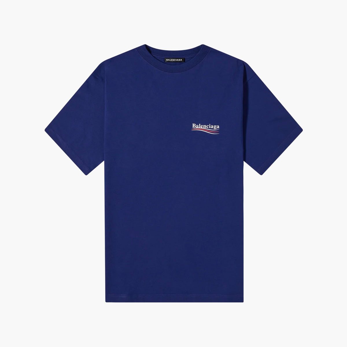 Balenciaga T-Shirt Political Campaign Bleu