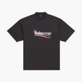 Balenciaga T-Shirt Political Campaign Pochoir Noir