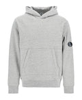 CP Company Hoodie Diagonal Raised Fleece Gris