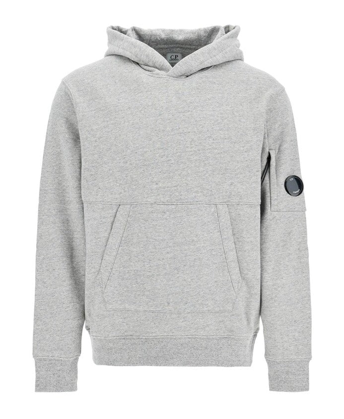 CP Company Hoodie Diagonal Raised Fleece Gris