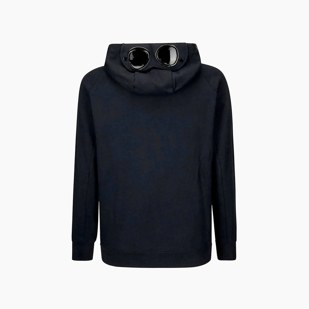 CP Company Hoodie Zip Goggle Bleu Marine