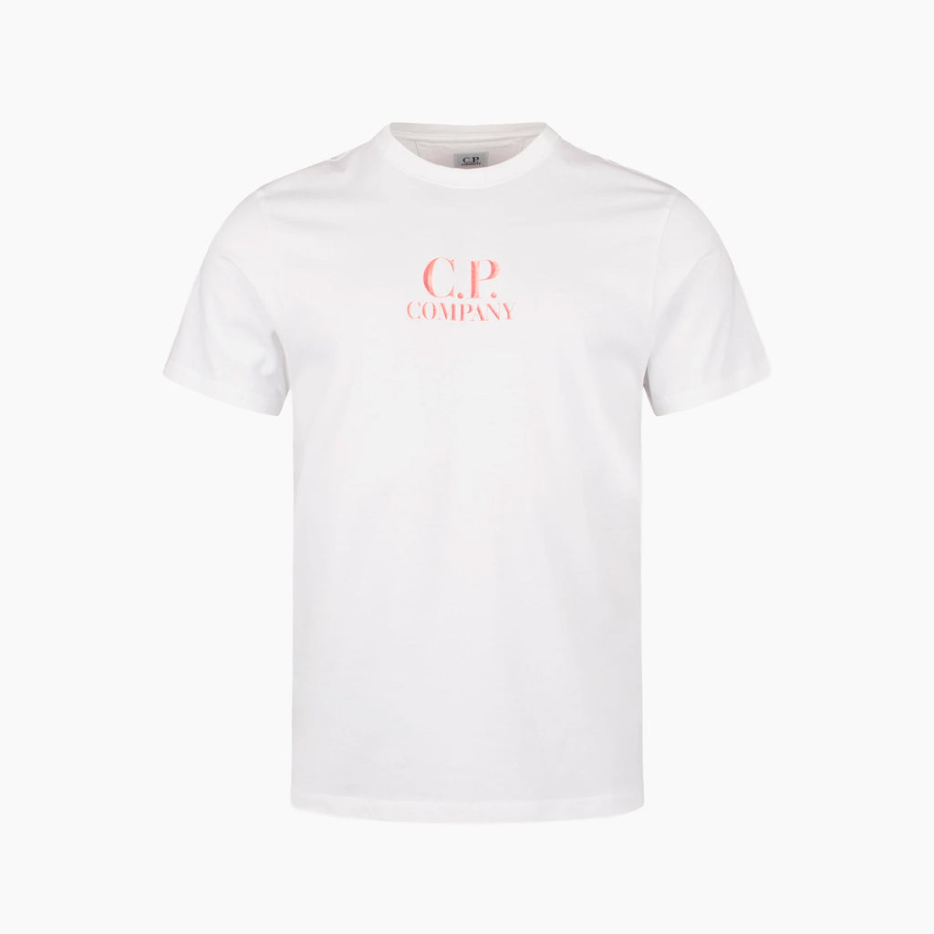 CP Company T-Shirt Logo Rouge Blanc
