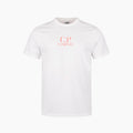 CP Company T-Shirt Logo Rouge Blanc