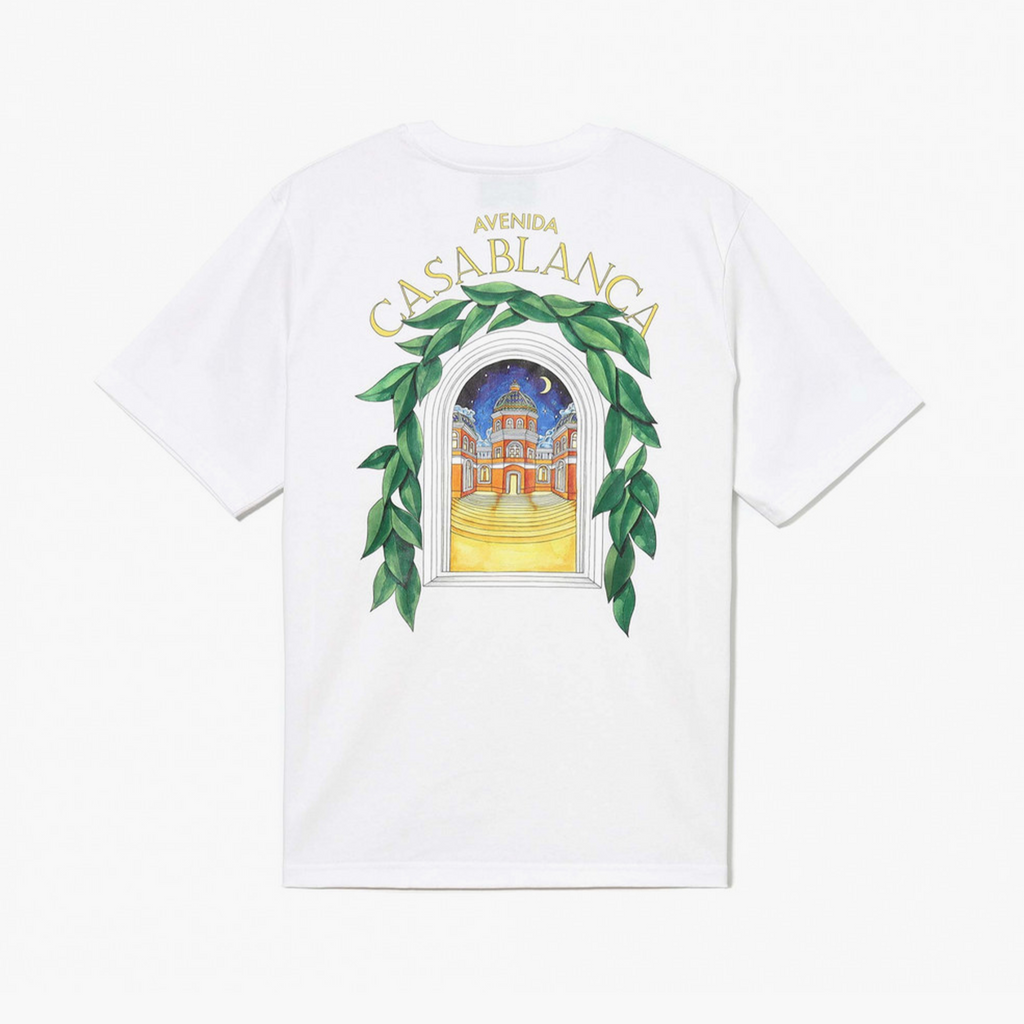 Casablanca T-Shirt Avenida Blanc