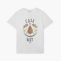 Casablanca T-Shirt Casa Way Blanc
