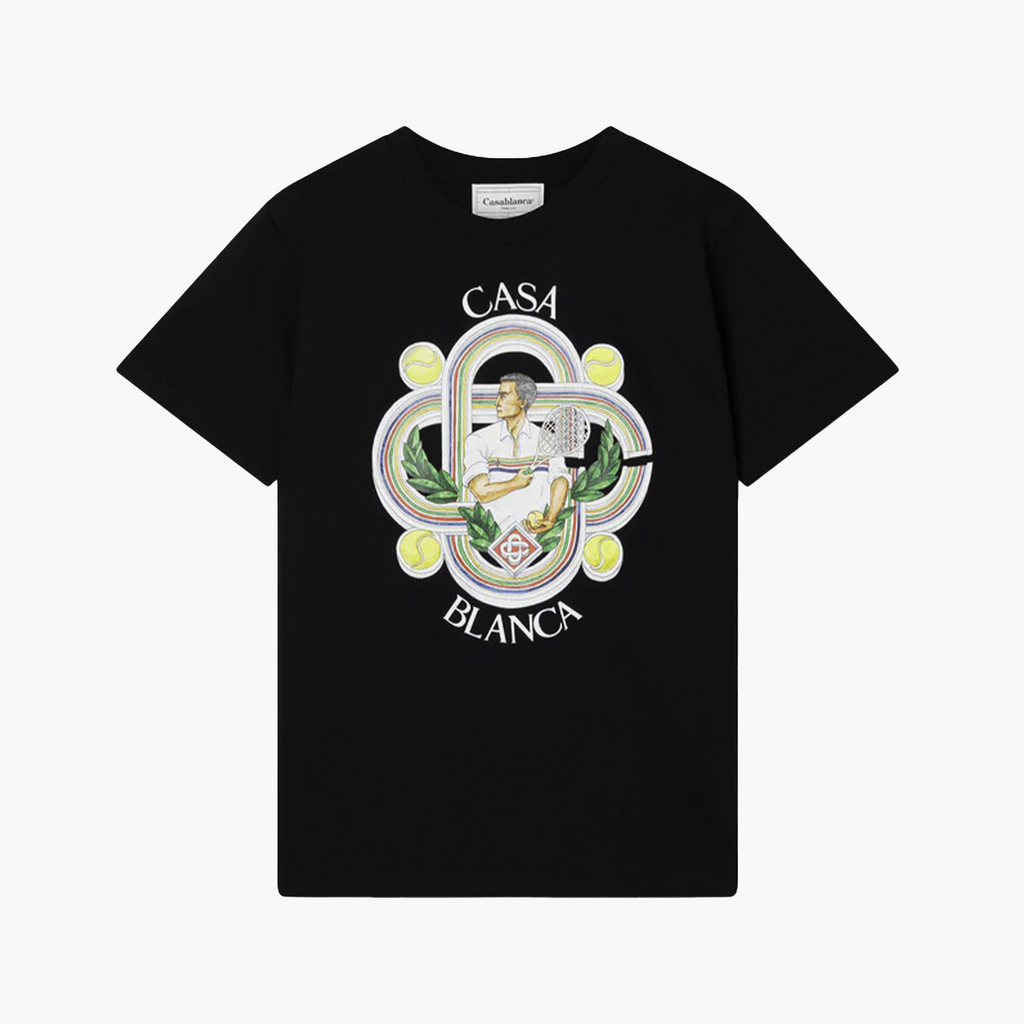 Casablanca T-Shirt Le Joueur Noir