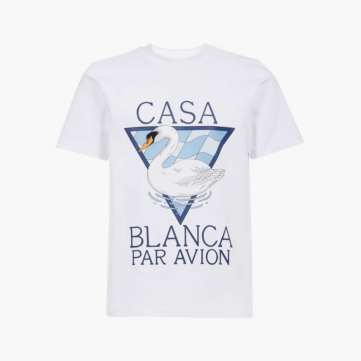 Casablanca T-Shirt Par Avion Blanc