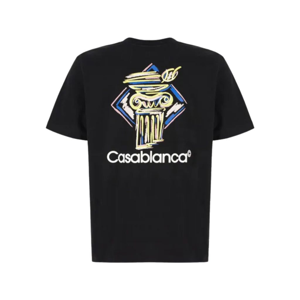 Casablanca T-shirt Diamond Column Noir