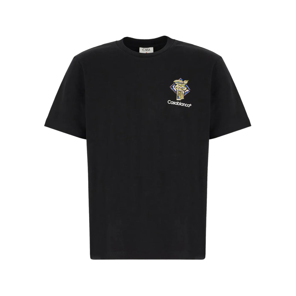 Casablanca T-shirt Diamond Column Noir