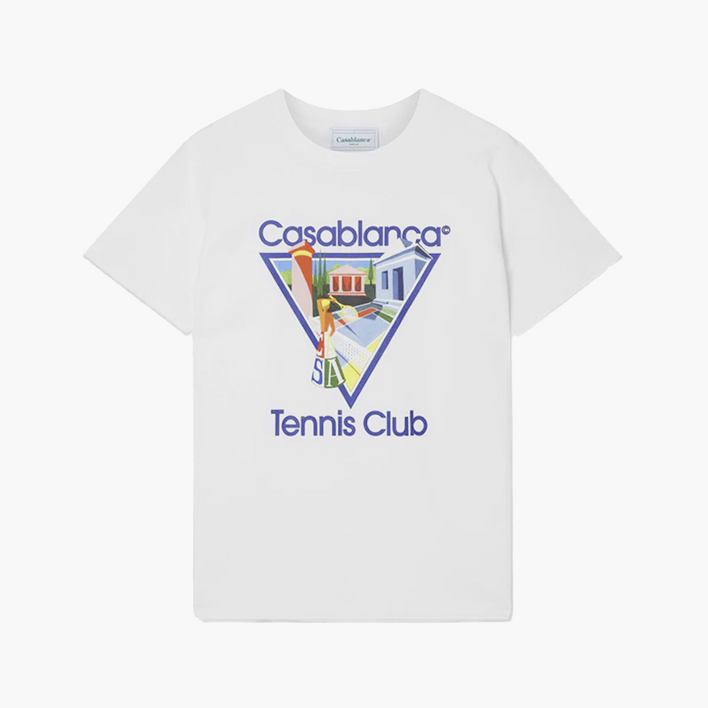 Casablanca T-shirt La Joueuse Blanc