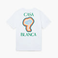 Casablanca T-shirt Rainbow Mushroom Blanc
