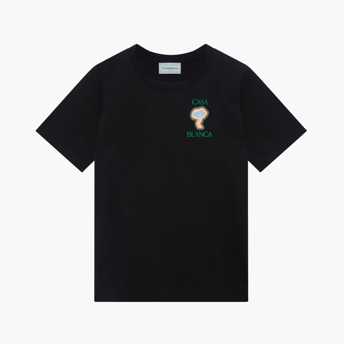 Casablanca T-shirt Rainbow Mushroom Noir