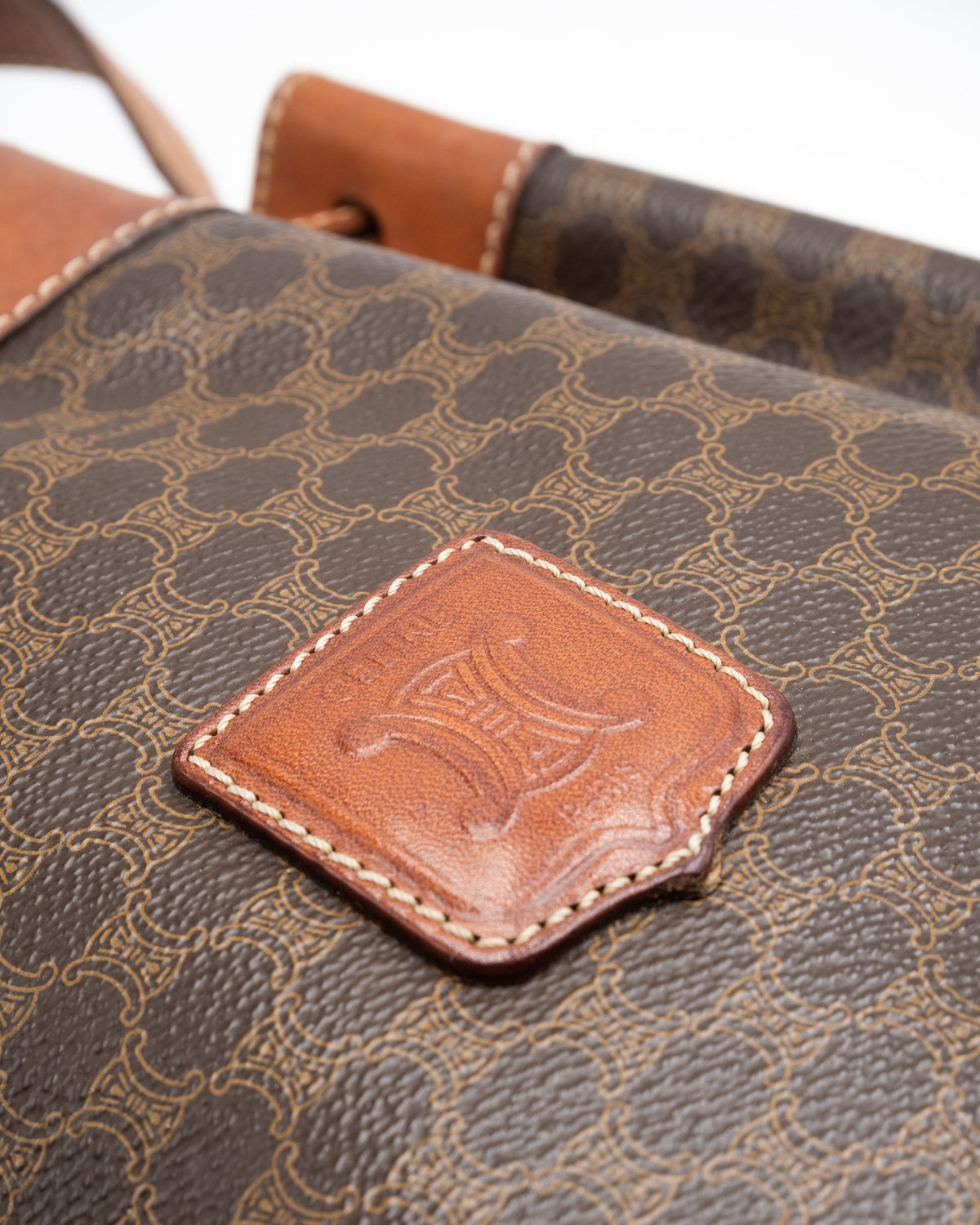Celine Sac à main Sceau Macadam Marron