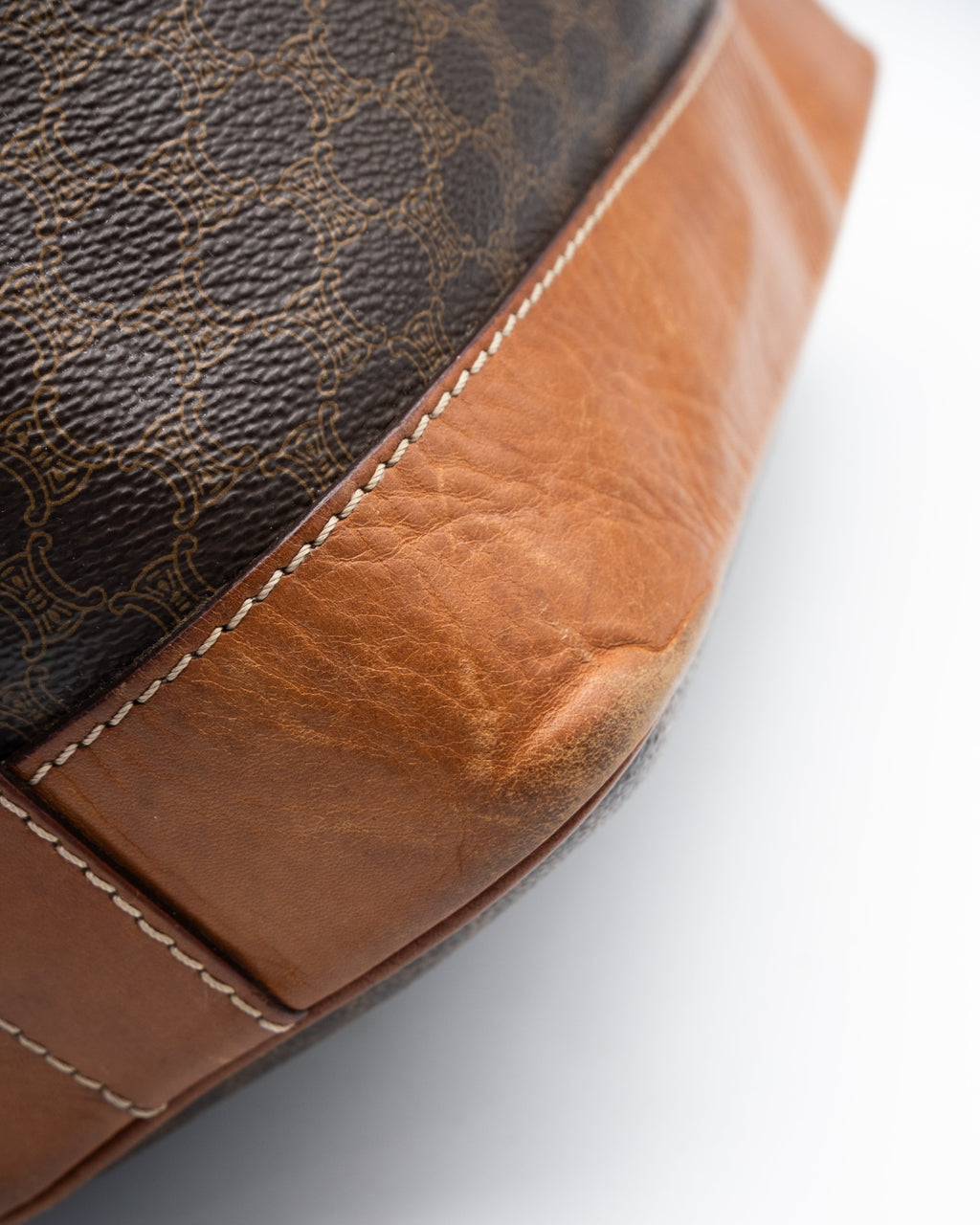 Celine Sac à main Sceau Macadam Marron