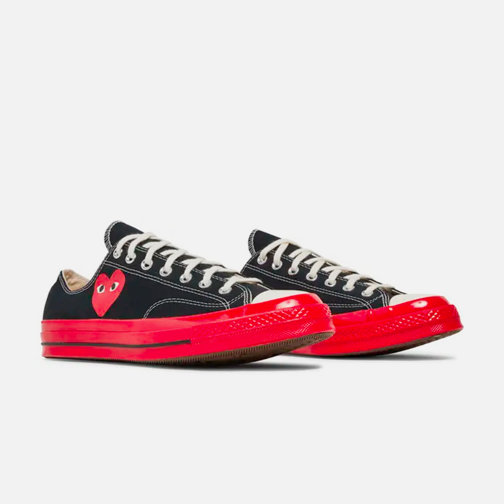 Converse Low Chuck Taylor X Comme des Garçons - Noir & Rouge