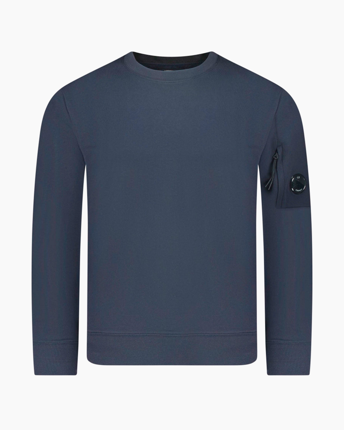 Crewneck - Diagonal Raised Fleece - Navy