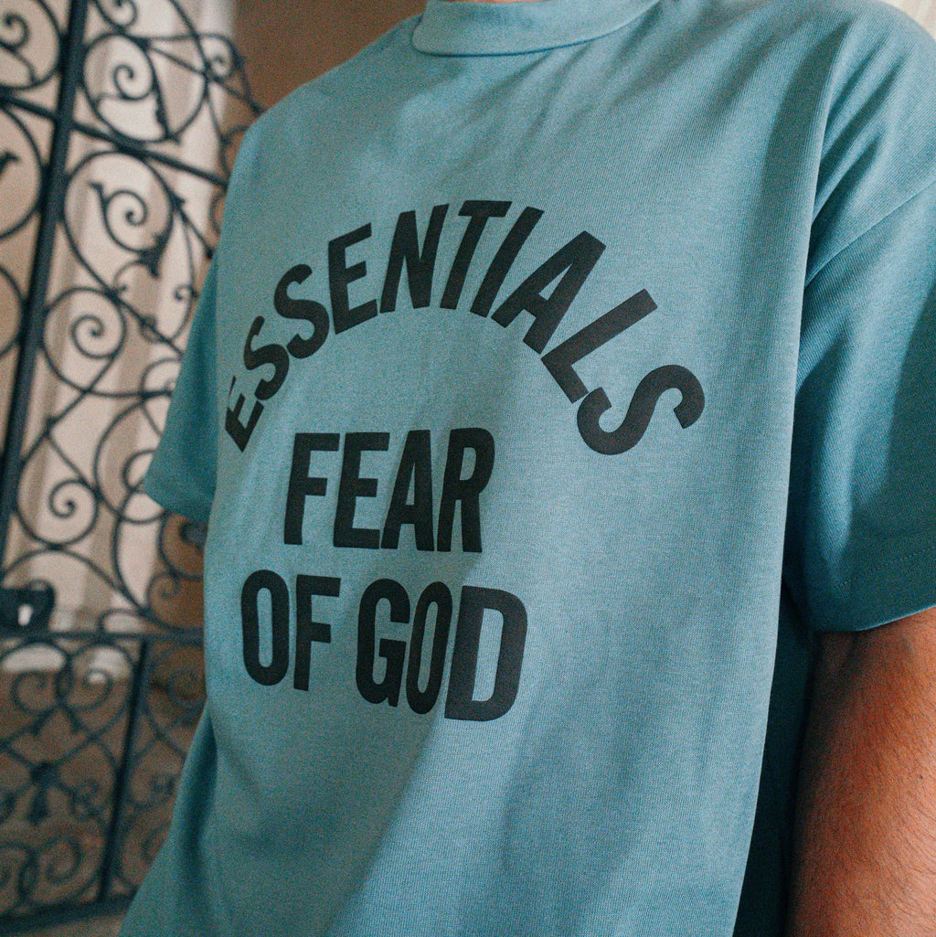 T-shirt Essentials Faded Coastal Campus 90'S Short Sleeve Tee Fear of God