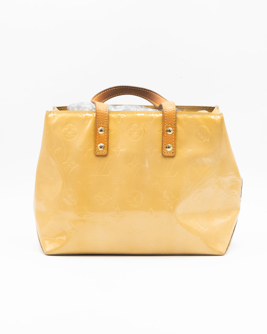 Louis Vuitton Sac à main Vernis Reade Creme PM