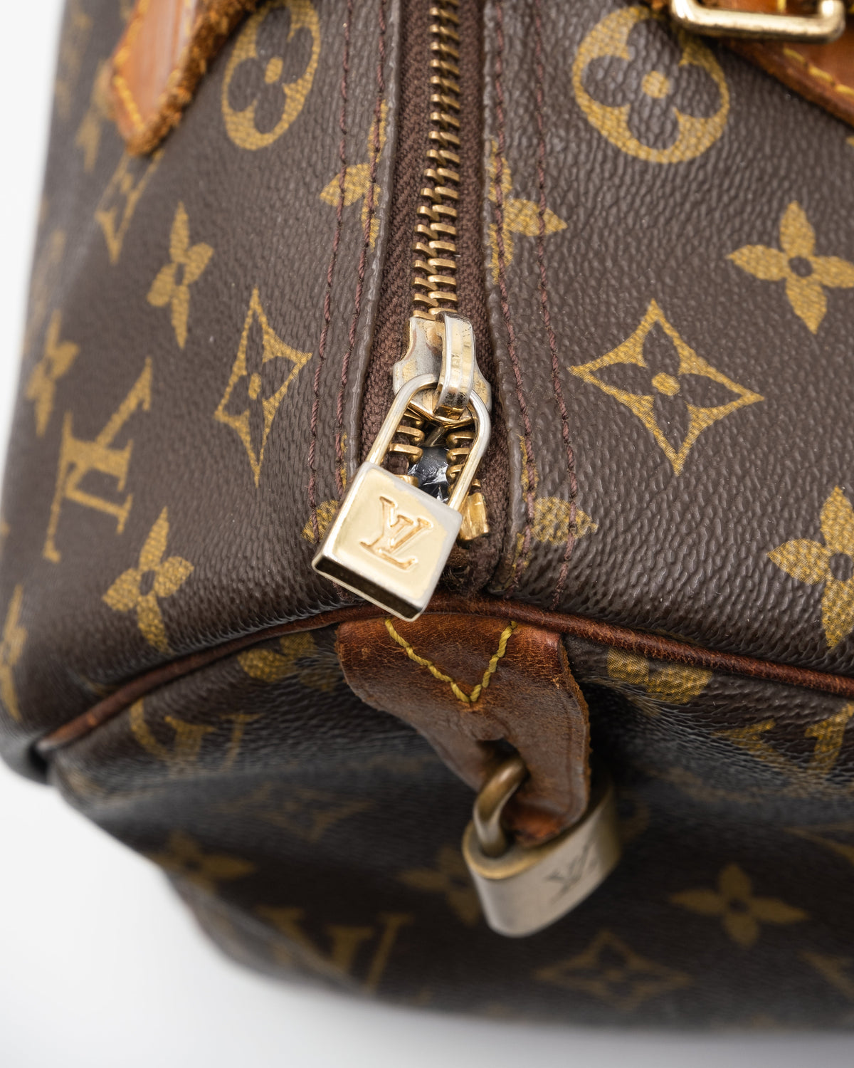 Louis Vuitton Sac à main Speedy 30 Vintage Monogram Marron