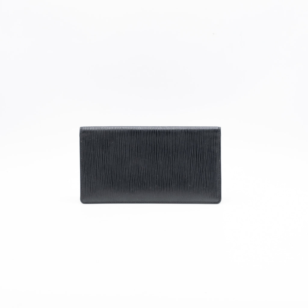 Louis Vuitton Portefeuille Long Epi Noir